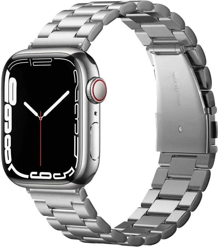 Išmaniojo laikrodžio Apple 1/2/3/4 dirželis, Sidabrinės spalvos, 42/44mm