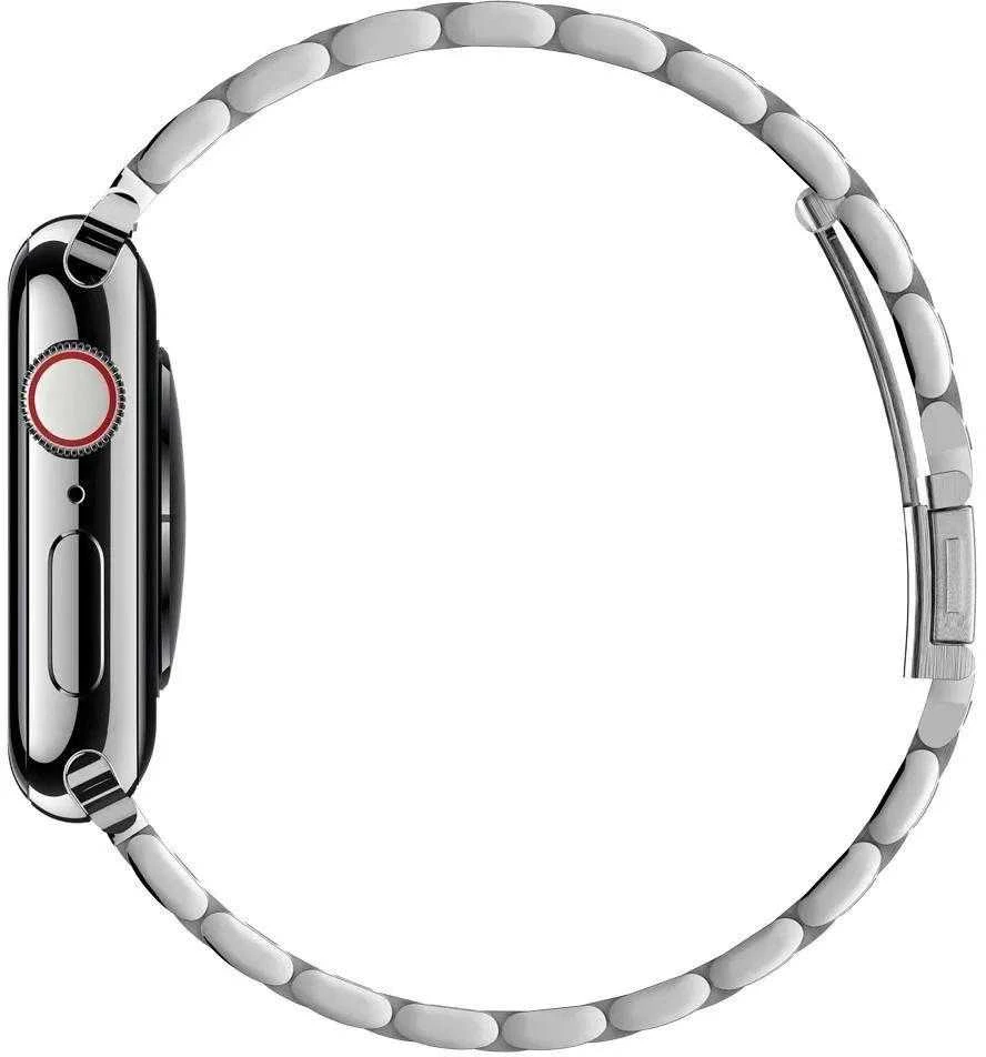 Išmaniojo laikrodžio Apple 1/2/3/4 dirželis, Sidabrinės spalvos, 42/44mm