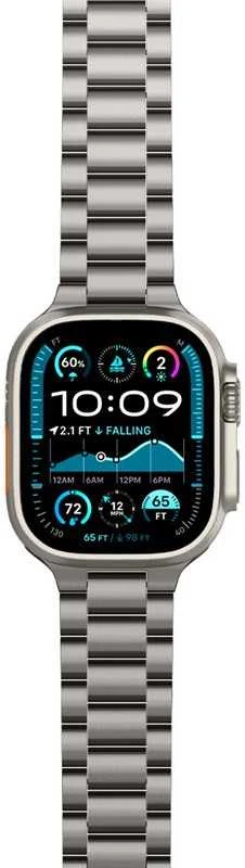 „Spigen Modern Fit“ titano dirželis, natūralus titanas - „Apple Watch 49mm/46mm/45mm/44mm“