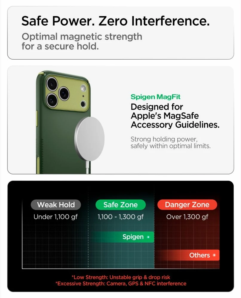 Dėklas SPIGEN case NANO POP HYBRID compatible with MagSafe for IPHONE 18 Pro Max / 17 Pro Max avo žalias