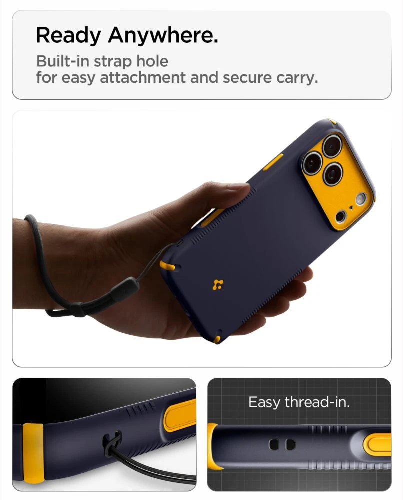 Spigen Nano Pop HIBRIDINIS MagSafe DĖKLAS iPhone 17 Pro / 18 Pro BLUEBERRY NAVY