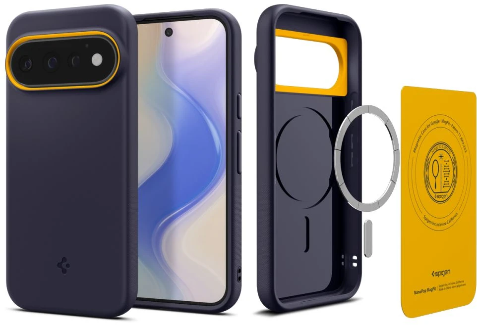 SPIGEN NANO POP MAG MAGSAFE GOOGLE PIXEL 11 PRO DĖKLAS BLUEBERRY NAVY