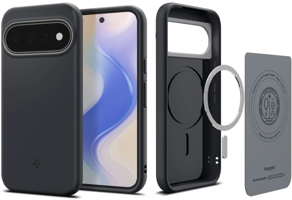 SPIGEN NANO POP MAG MAGSAFE GOOGLE PIXEL 11 DĖKLAS Juodas SESAME