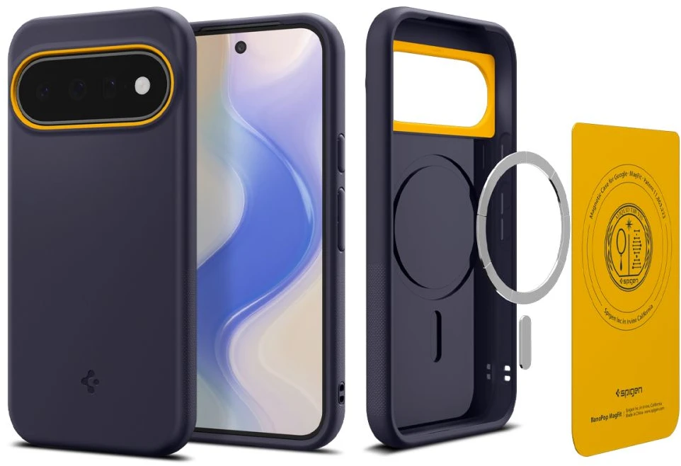 SPIGEN NANO POP MAG MAGSAFE GOOGLE PIXEL 11 DĖKLAS BLUEBERRY NAVY