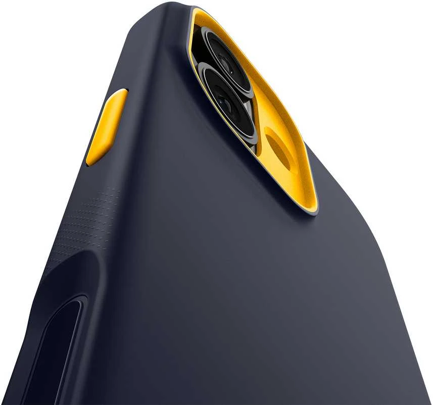Spigen Nano Pop MagSafe dėklas skirtas Apple iPhone 17 – mėlynos spalvos