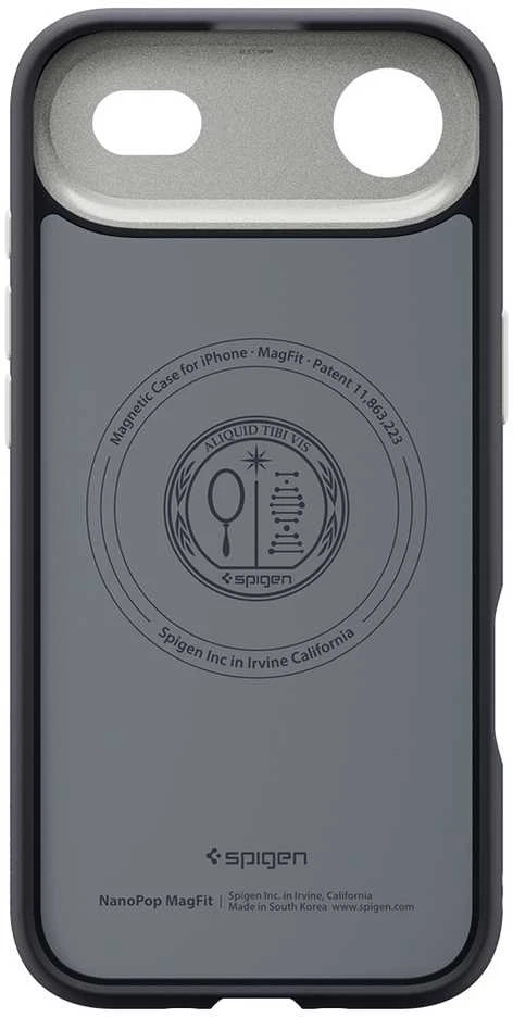 Spigen Nano Pop MagSafe dėklas skirtas Apple iPhone 17 Air – juodos spalvos