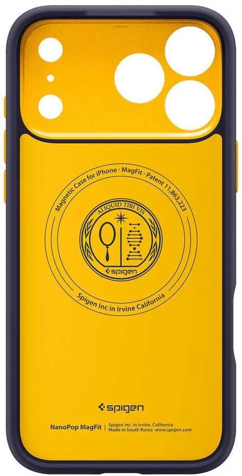 Dėklas „Spigen Nano Pop MagSafe“, mėlynių tamsiai mėlynas - iPhone 17 Pro Max