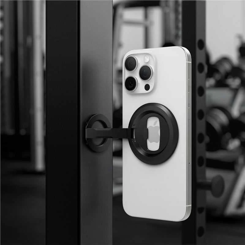 Spigen O-Mag magnetinis telefono laikiklis su reguliuojamu stovu