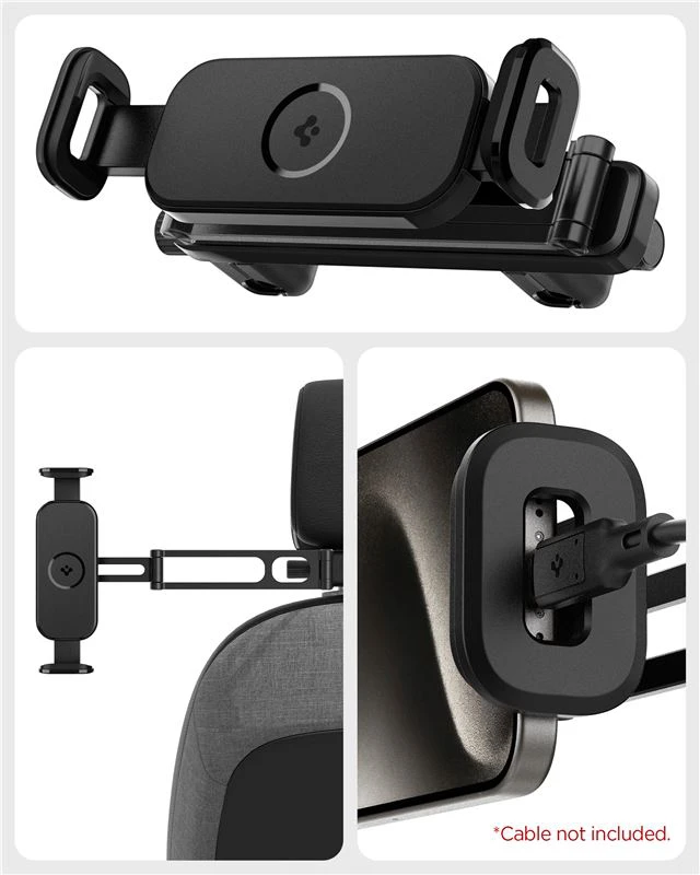 Spigen OneTap Universal Car Mount for Planšetė (headrest), juodos spalvos