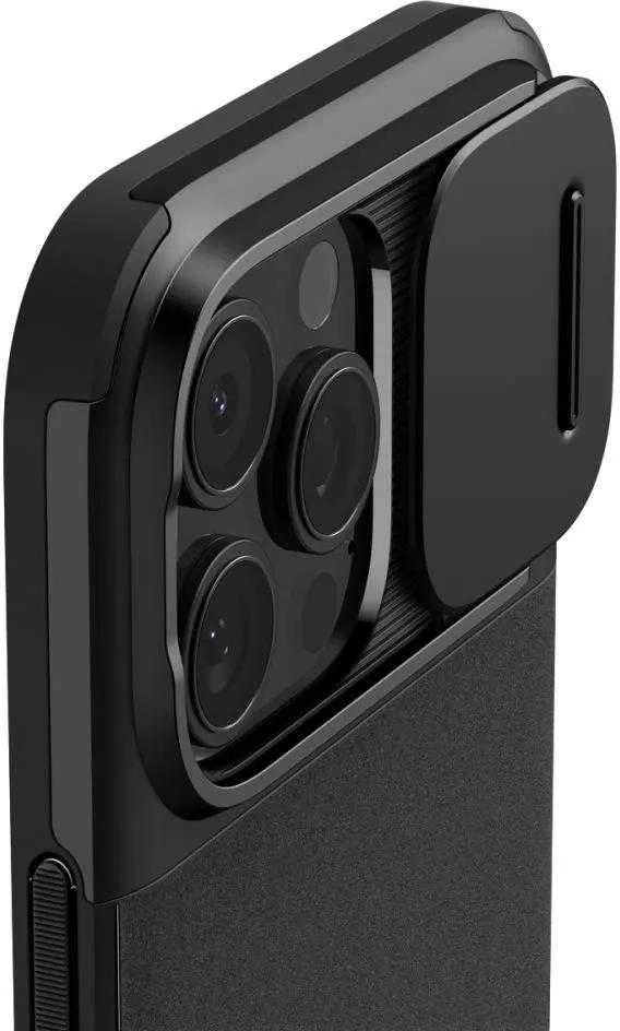 Spigen Optik Armor Mag MagSafe Apple iPhone 16 Pro Max – dėklas telefonui juodos spalvos