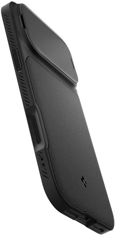 Dėklas Spigen Optik Armor MagSafe, juodas - iPhone 17 Pro Max