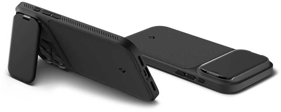 Dėklas Spigen Optik Armor MagSafe, juodas - iPhone 17 Pro Max