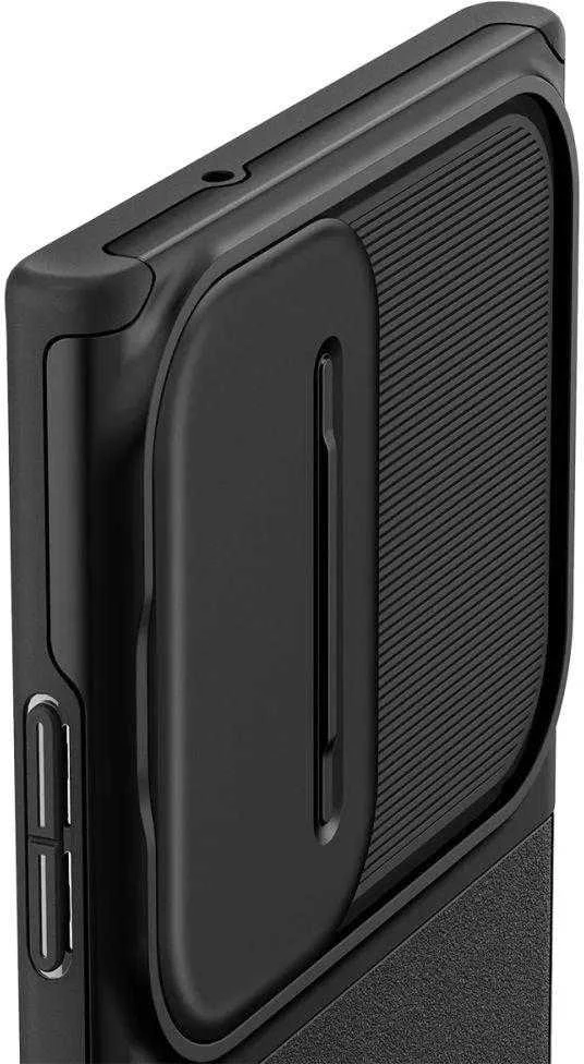 Spigen Optik Armor dėklas skirtas Samsung Galaxy S23 Ultra, spalva - Juoda