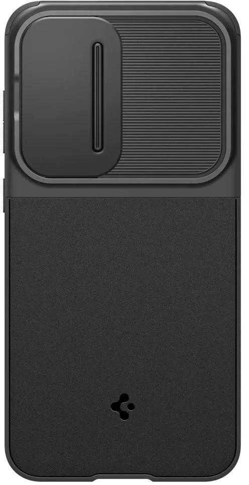 Spigen Optik Armor dėklas skirtas Samsung Galaxy S24 FE – juodos spalvos