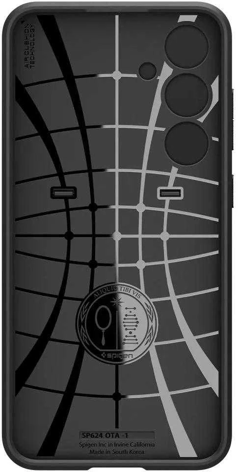 Spigen Optik Armor dėklas skirtas Samsung Galaxy S24 FE – juodos spalvos