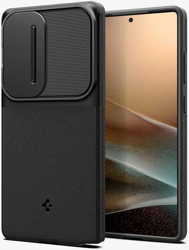 Dėklas Spigen Optik Armor Galaxy S25 Ultra juodas