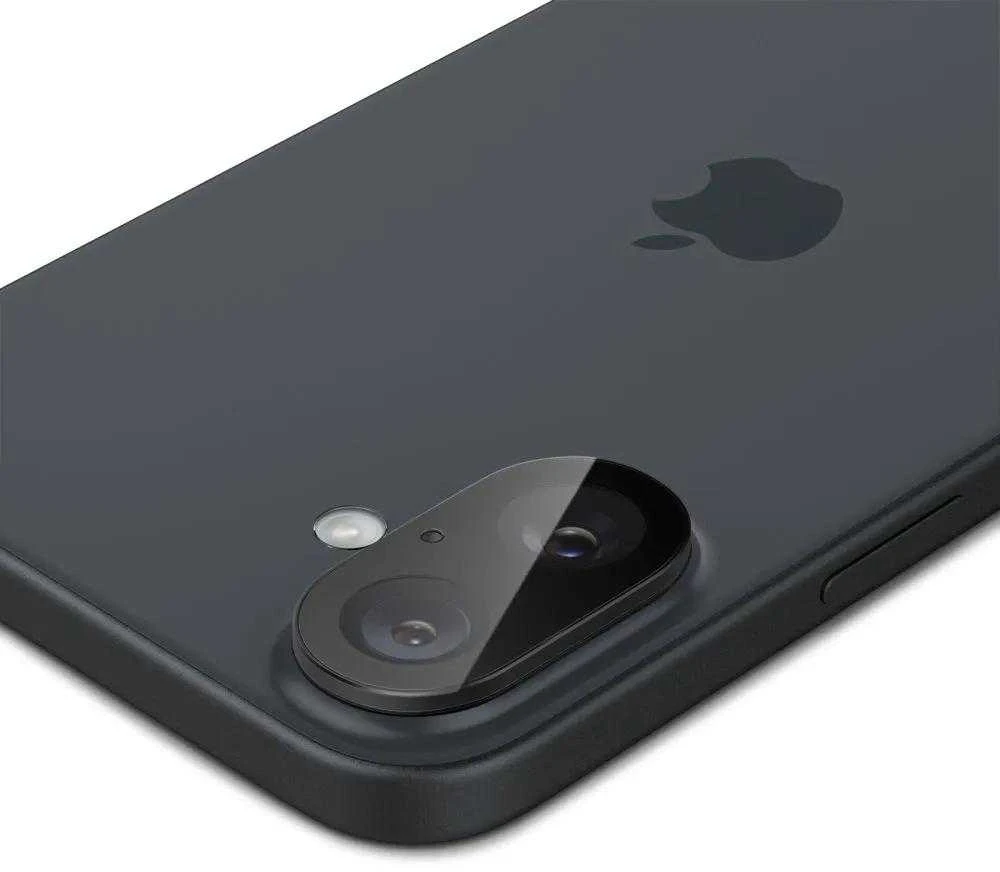 Spigen OPTIK GLAS.TR CAMERA PROTECTOR 2-PACK Apple iPhone 16 / 16 PLUS Juodas