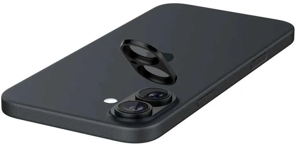 Spigen OPTIK GLAS.TR CAMERA PROTECTOR 2-PACK Apple iPhone 16 / 16 PLUS Juodas