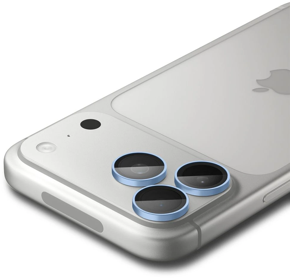 Spigen OPTIK PRO GLAS.TR EZ FIT KAMEROS APSAUGA 2-PACK IPHONE 18 PRO / 18 PRO MAX ŠVIESIAI MĖLYNA