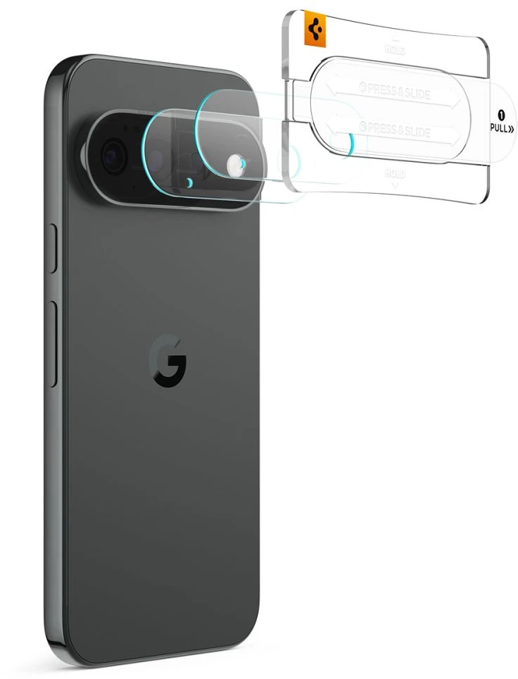 Spigen OPTIK PRO GLAS.TR EZ FIT KAMEROS APSAUGA 2-PACK GOOGLE PIXEL 11 SKAIDRI