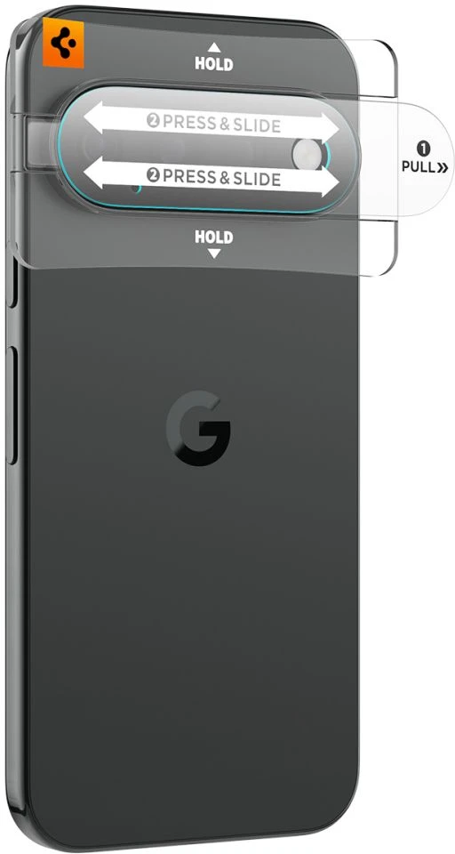 Spigen OPTIK PRO GLAS.TR EZ FIT KAMEROS APSAUGA 2-PACK GOOGLE PIXEL 11 PRO XL SKAIDRI