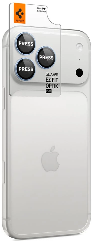 Spigen OPTIK PRO GLAS.TR EZ FIT KAMEROS APSAUGA 2-PACK IPHONE 18 PRO / 18 PRO MAX ŠVIESIAI MĖLYNA