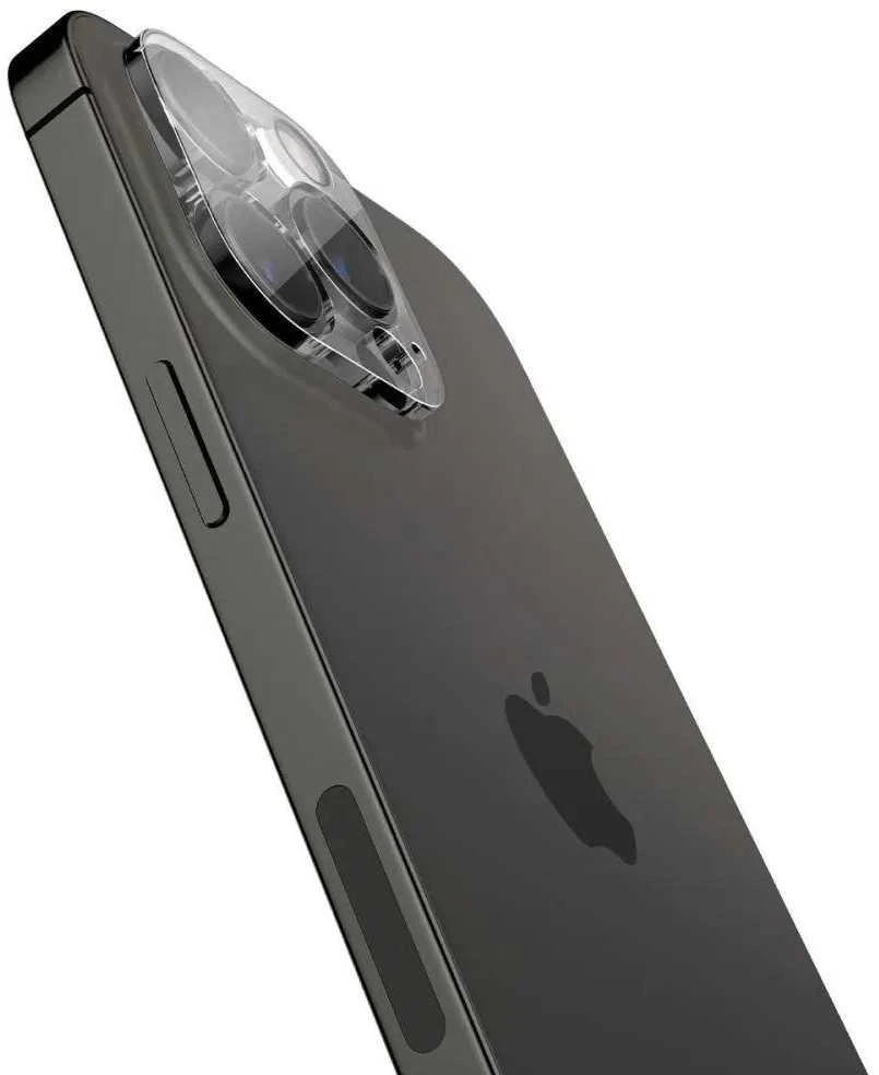 Spigen fotoaparato apsauga iPhone 14 Pro 6,1 / Pro Max 6,7 Optik.TR Camera Protector 2 vnt. Crystal permatomas