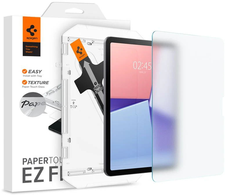„Spigen Paper Touch EZ Fit“ 1 pakuotė – „Apple iPad Air 11“ (2024/2025/2026)