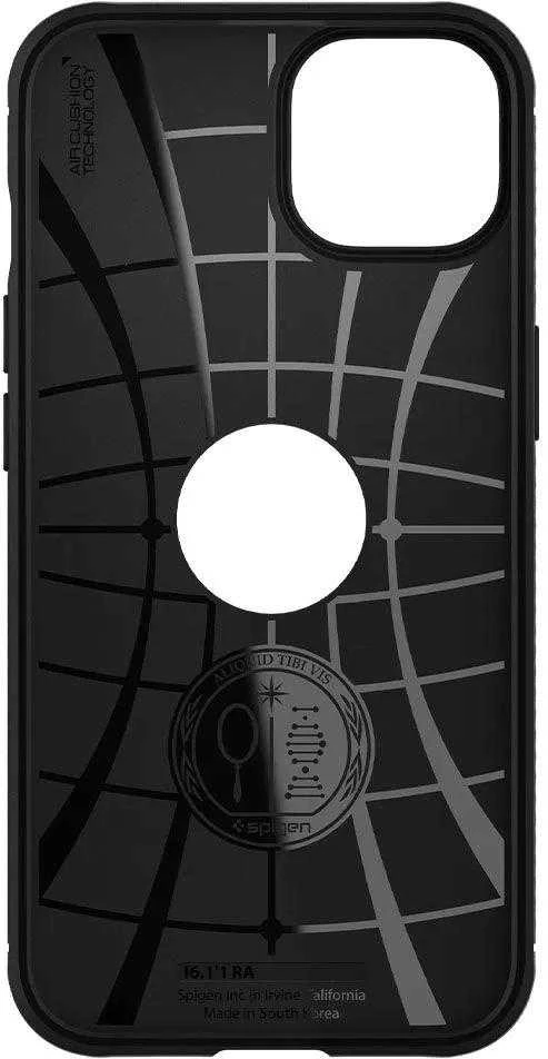 Dėklas Spigen Rugged Armor Apple iPhone 13 matinės juodos spalvos