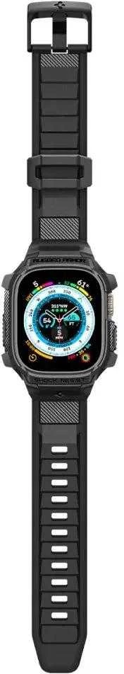 Spigen Rugged Armor „Pro” Apple Watch Ultra (49mm) juodos spalvos