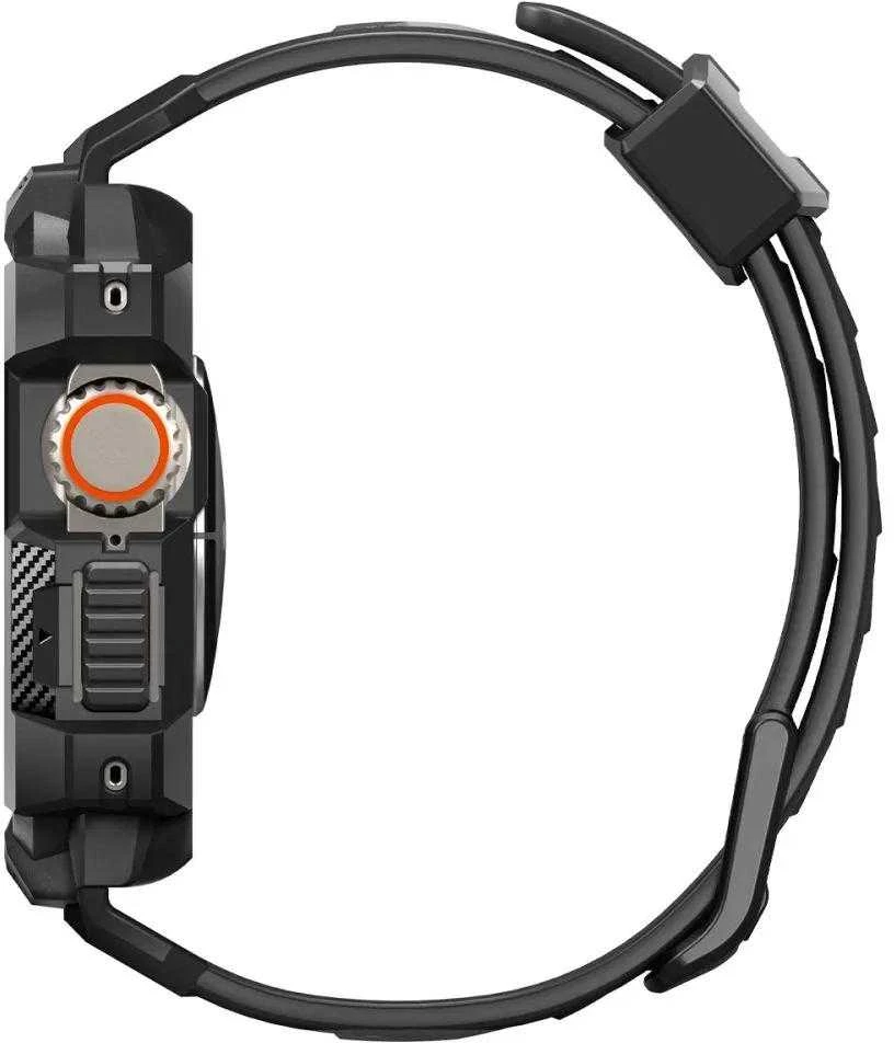 Spigen Rugged Armor „Pro” Apple Watch Ultra (49mm) juodos spalvos