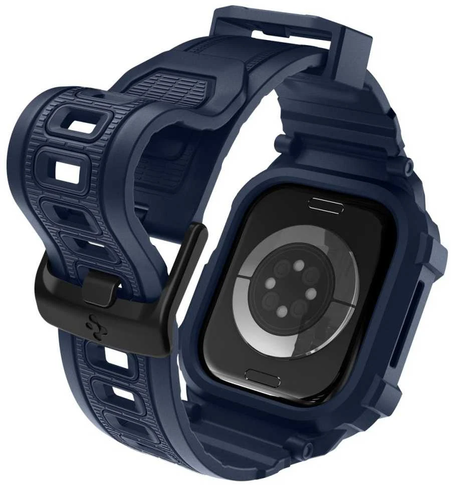 „Spigen Rugged Armor Pro 2“, tamsiai mėlynas, mėlynas - Apple Watch 11 42mm