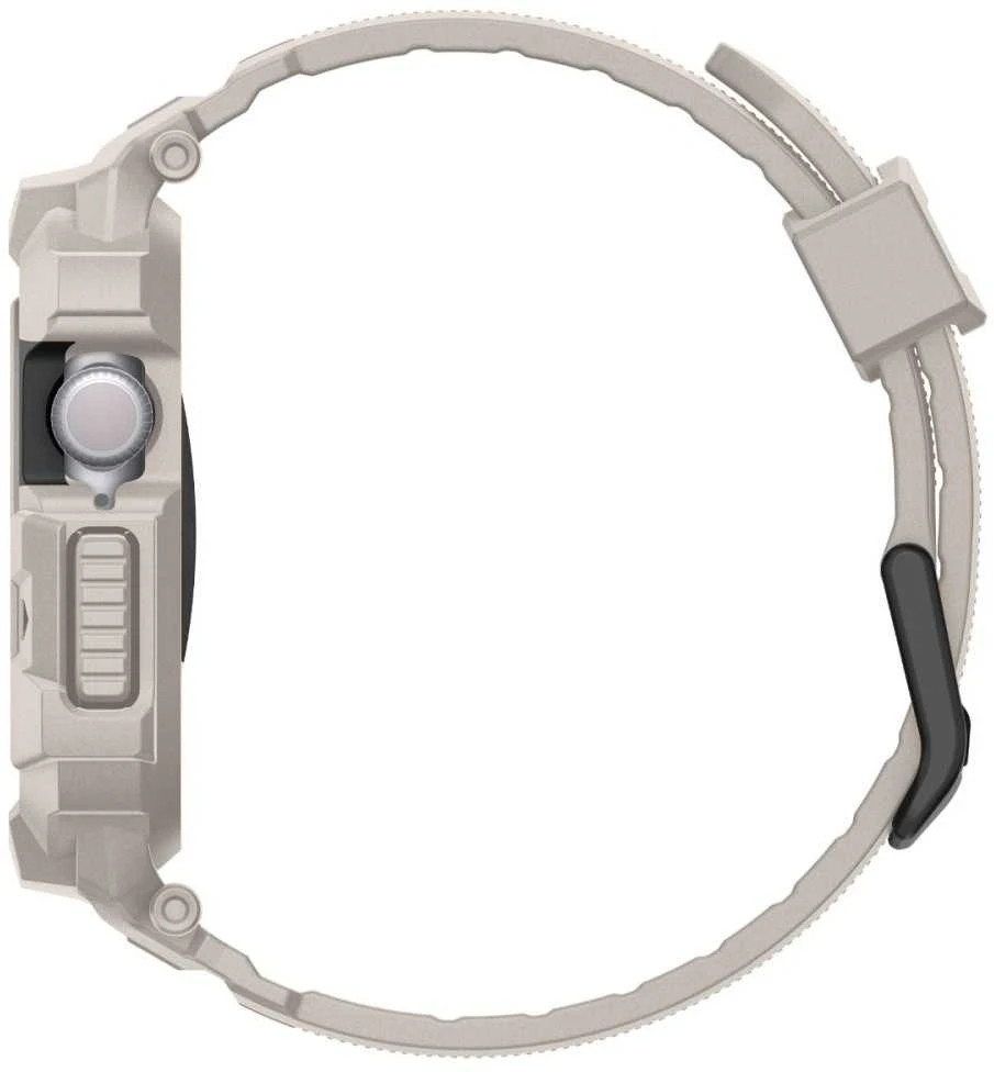 Spigen Rugged Armor Pro apyrankė skirta Watch 42mm – Smėlio spalvos