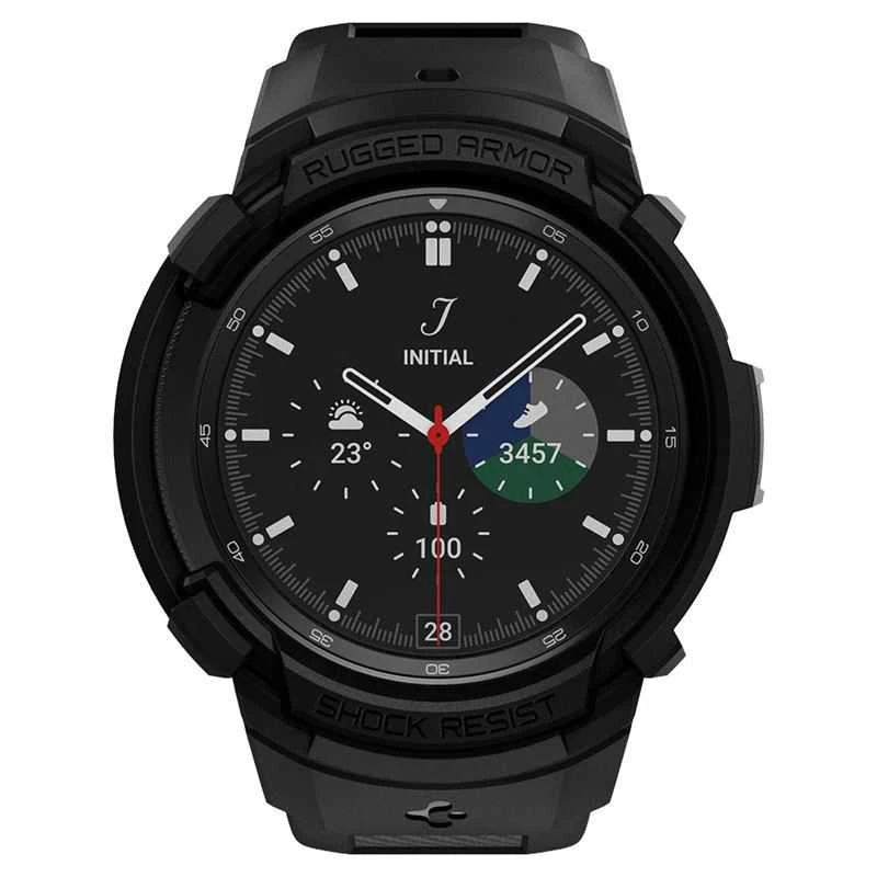 Išmaniojo laikrodžio Samsung Galaxy Watch 4 dirželis, Juodos spalvos, 46mm