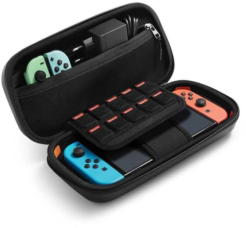 Spigen Rugged Armor Pro dėklas, juodas - Nintendo Switch/Switch OLED