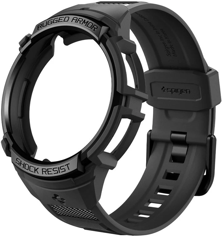 Spigen Rugged Armor Pro, juodos spalvos – Samsung Galaxy Watch6 Classic 47mm