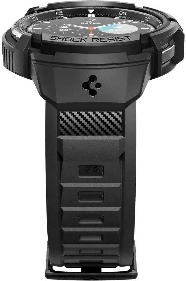 Spigen Rugged Armor Pro, juodos spalvos – Samsung Galaxy Watch6 Classic 47mm
