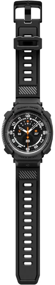 SPIGEN RUGGED ARMOR PRO SAMSUNG GALAXY WATCH ULTRA 2 2026 (47 MM) MATINĖ JUODA