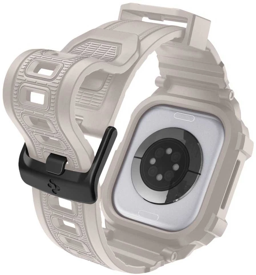 Spigen Rugged Armor ”Pro” V2 Apple Watch 10 / 11 (46 mm) Dune rusvai gelsvas
