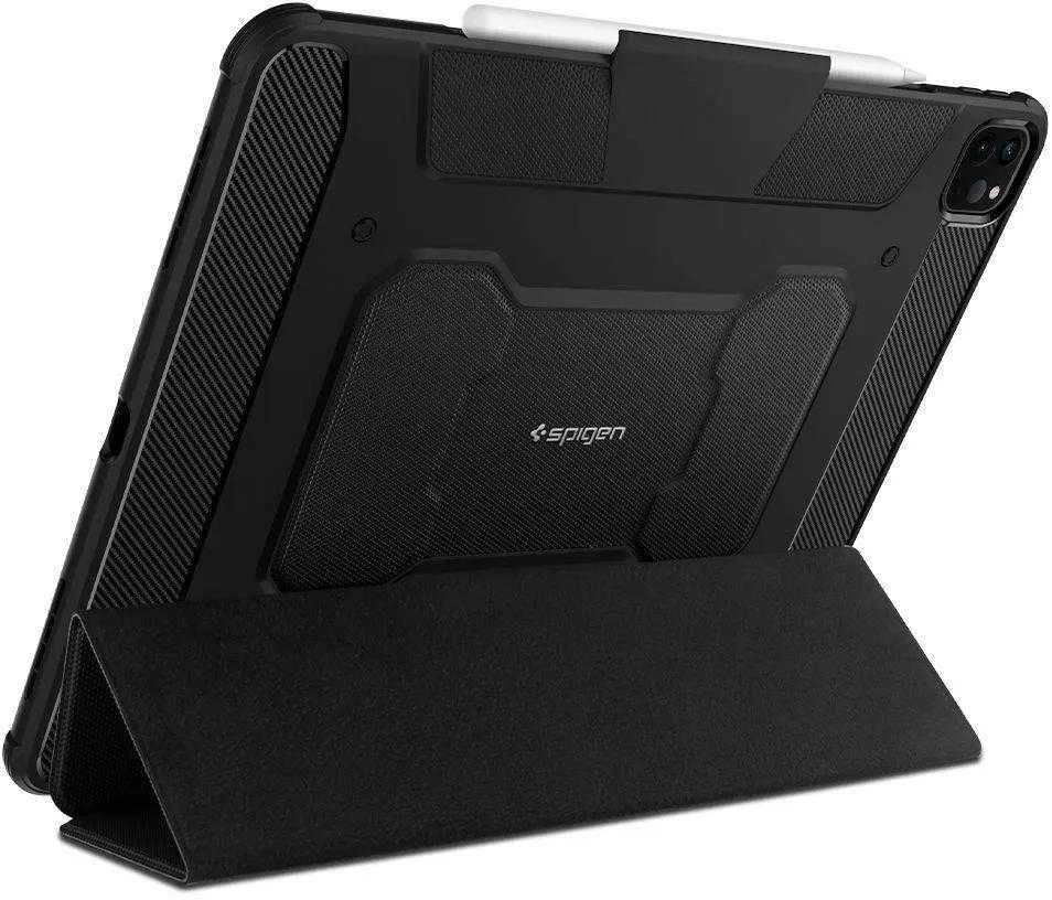 Planšetinio kompiuterio dėklas Spigen Rugged Armor Pro skirtas iPad Pro 11 2018/2020, juodas