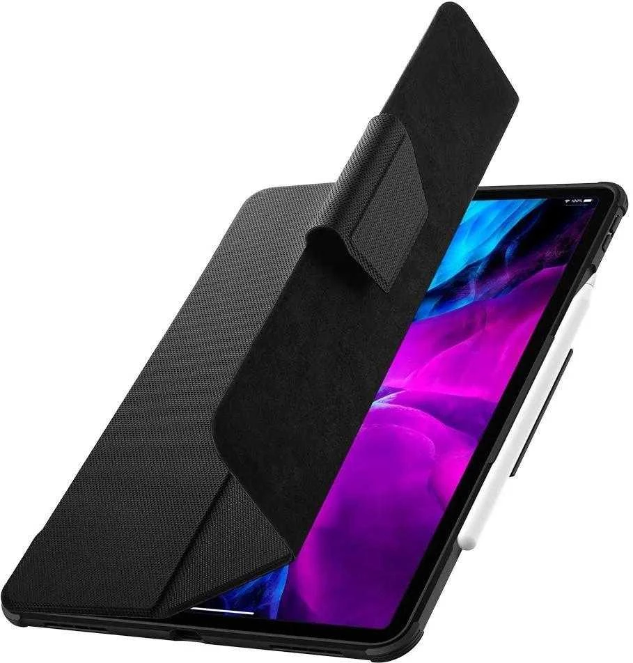 Planšetinio kompiuterio dėklas Spigen Rugged Armor Pro skirtas iPad Pro 11 2018/2020, juodas