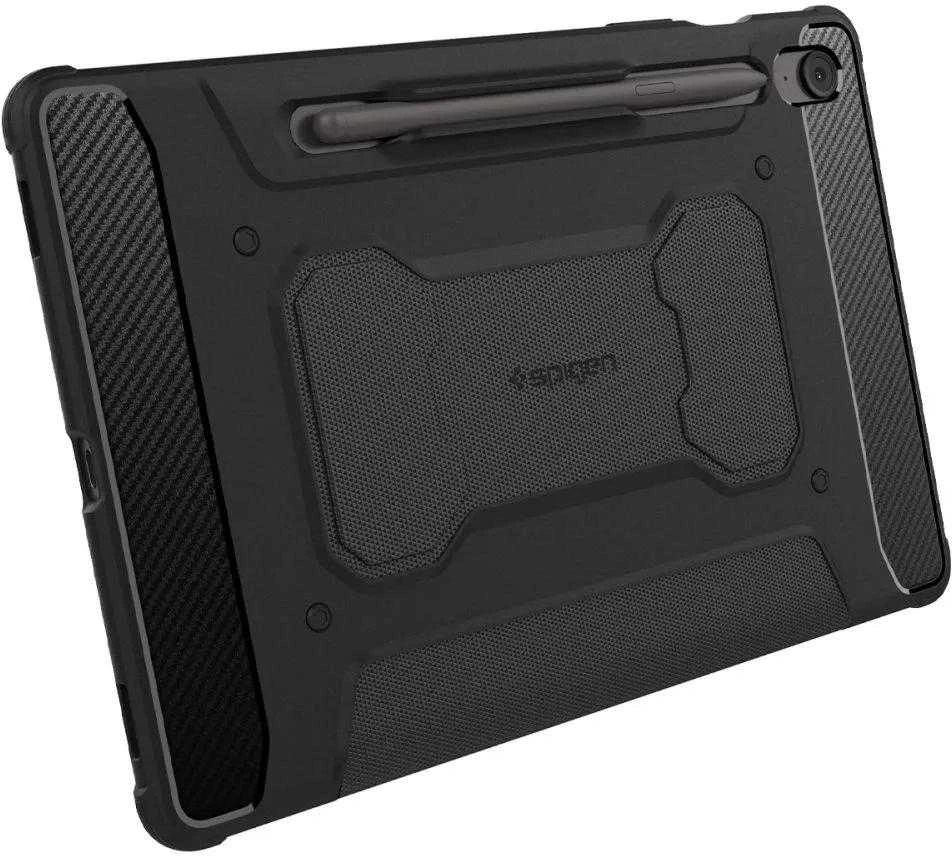 Spigen Rugged Armor "Pro" dėklas skirtas Samsung Galaxy Tab S10 FE+ 13.1 X620 / X626B – juodos spalvos