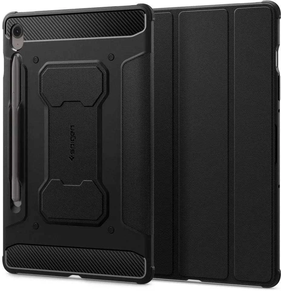 Spigen Rugged Armor "Pro" dėklas skirtas Samsung Galaxy Tab S10 FE+ 13.1 X620 / X626B – juodos spalvos