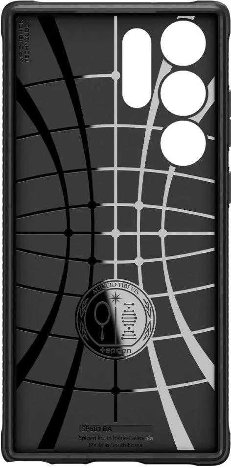 Dėklas SPIGEN RUGGED ARMOR GALAXY S23 ULTRA MATTE Juodas