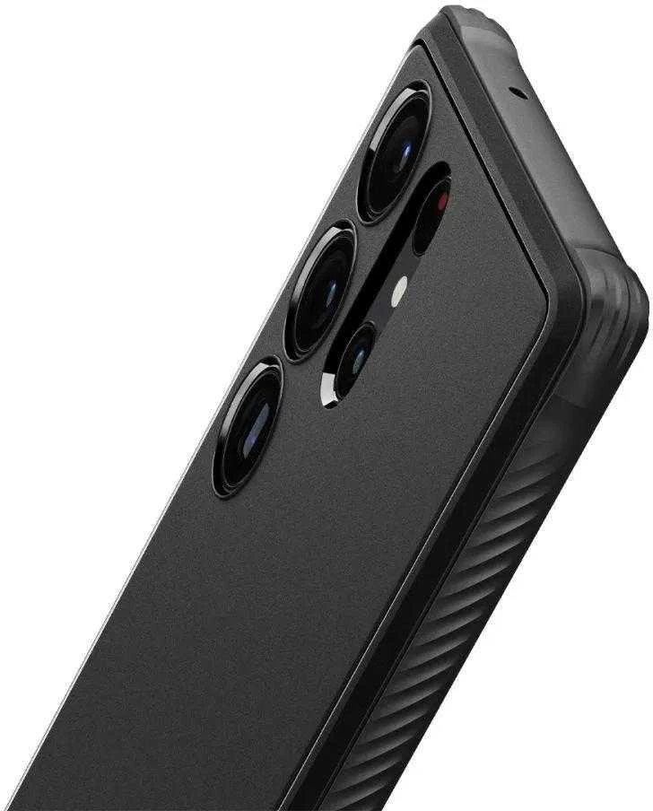 Dėklas SPIGEN RUGGED ARMOR GALAXY S23 ULTRA MATTE Juodas