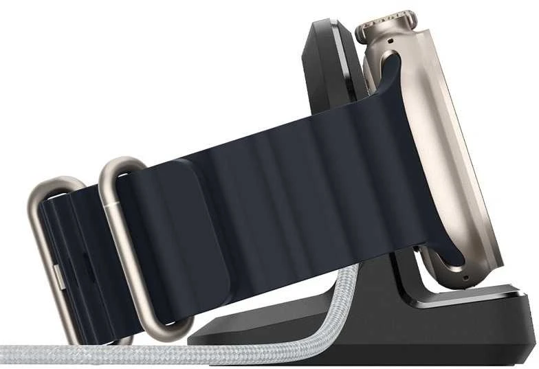 „Spigen Rugged Armor“ stovas, juodas - Apple Watch