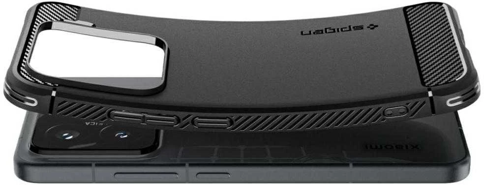 Spigen Rugged Armor Xiaomi 15 dėklas telefonui juodos spalvos