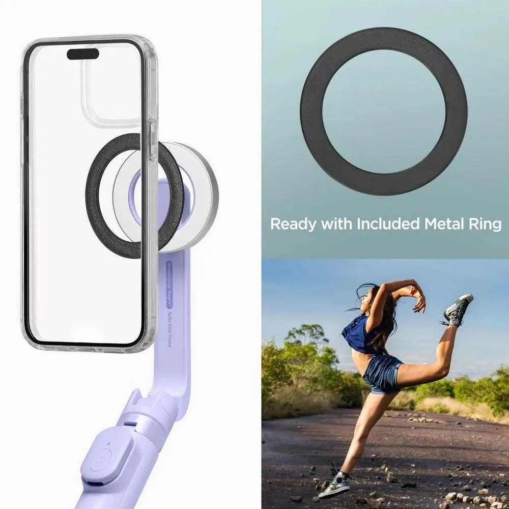 Spigen MagSafe Tripod Selfie Stick, lavender