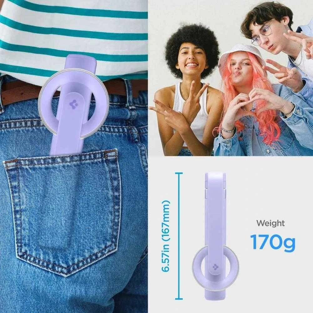 Spigen MagSafe Tripod Selfie Stick, lavender