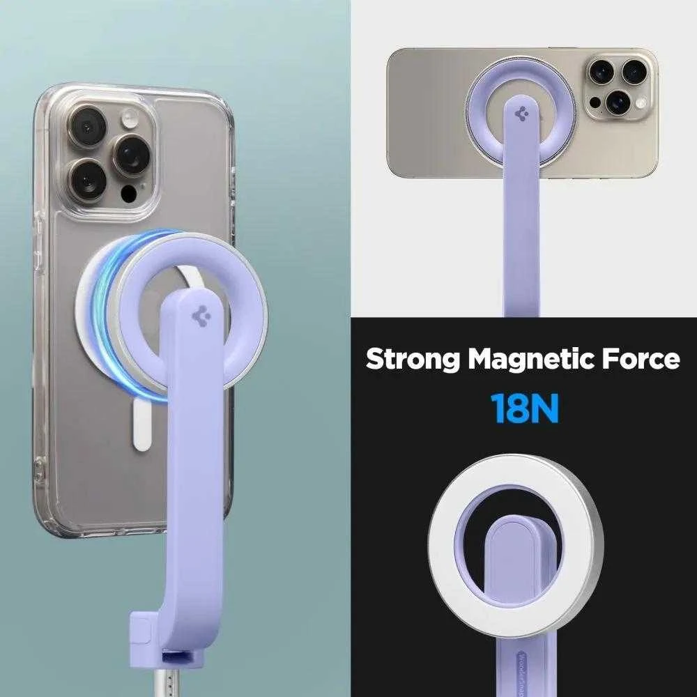 Spigen MagSafe Tripod Selfie Stick, lavender